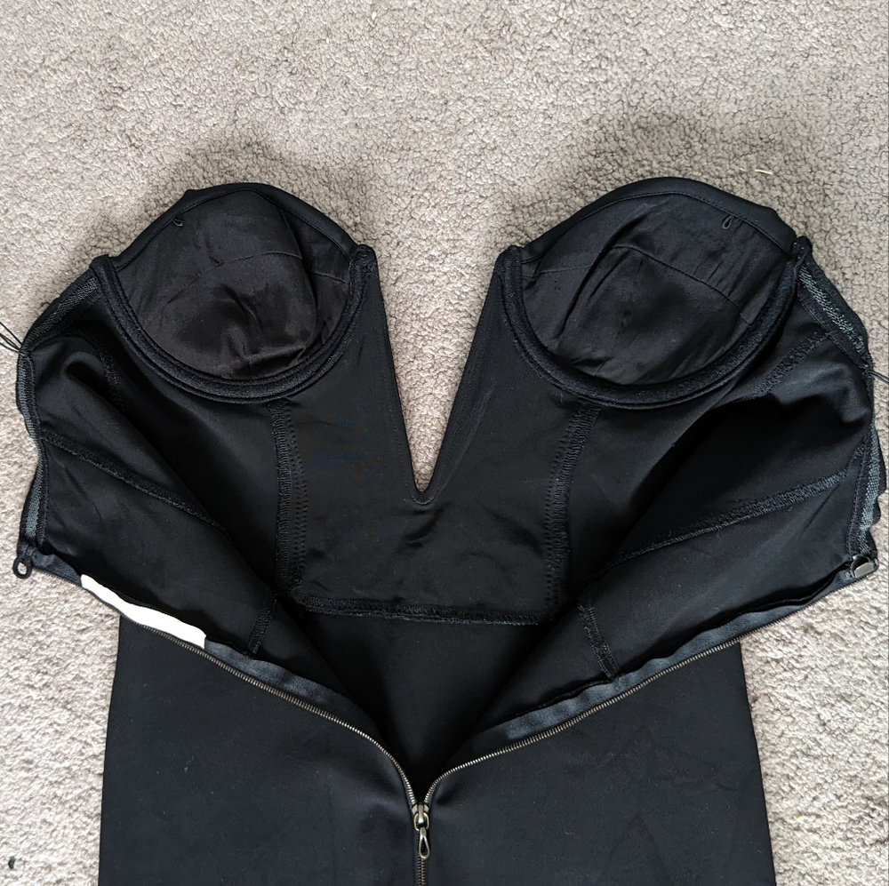 Willow - Structured deep V bustier bodysuit, s 10 - Picture 6 of 7